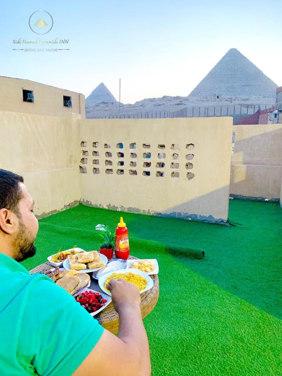 Hotel Sidi Hamad Pyramids View Kafret el-Gabal Exterior foto