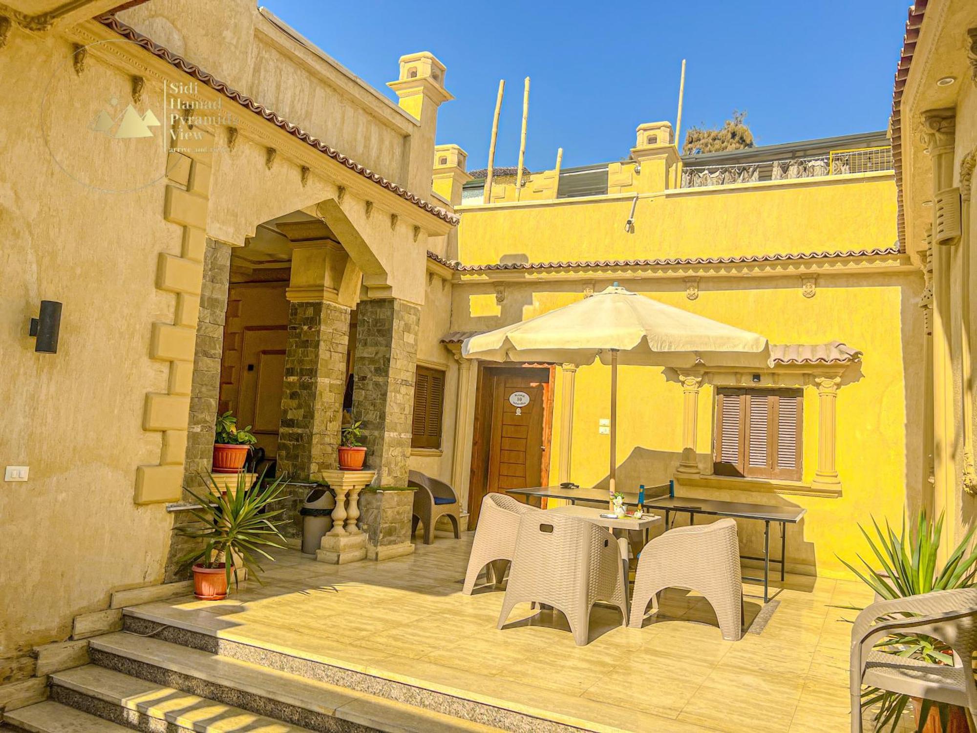 Hotel Sidi Hamad Pyramids View Kafret el-Gabal Exterior foto