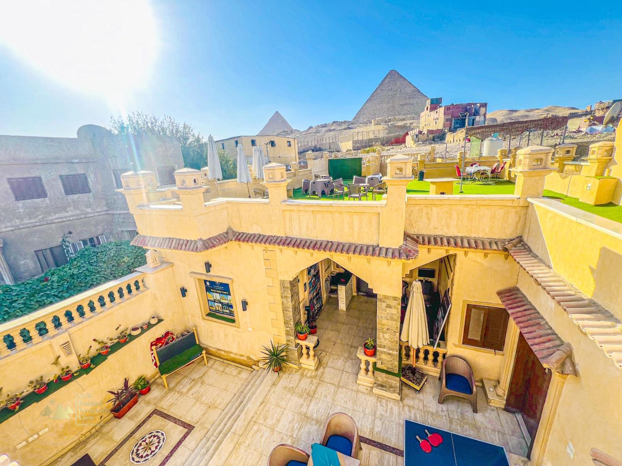 Hotel Sidi Hamad Pyramids View Kafret el-Gabal Exterior foto